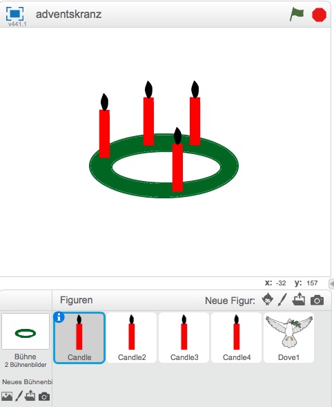 Beispiel linke Spalte, Screenshot Horst Sievert