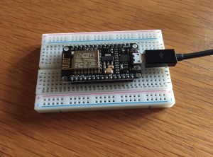 NodeMcu 12E mit Steckbord
