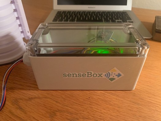 Teil einer Wetterstation mit der senseBox