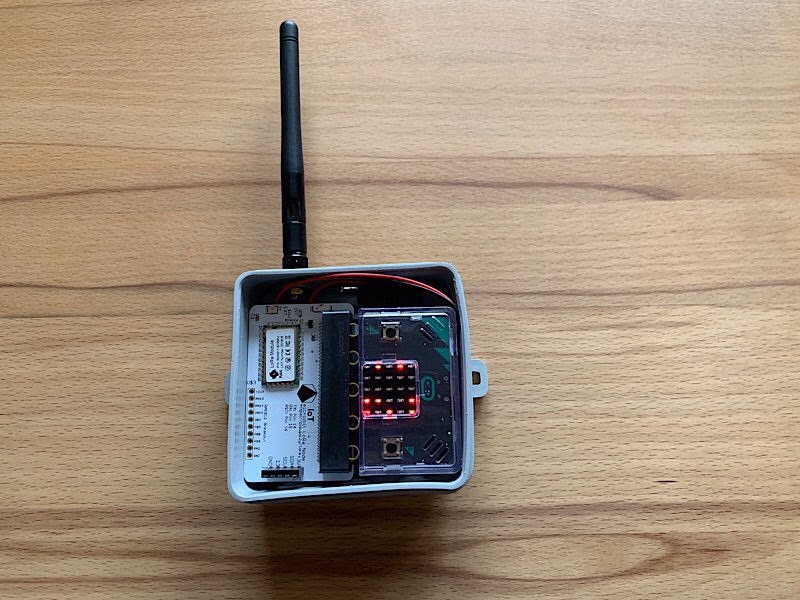 micro:Bit LoRaWAN mit Außenantenne